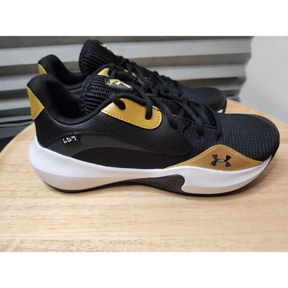 Under Armour Lockdown 7 Low Men's 10 Blk/YLW EU 44 - Picture 4 of 10